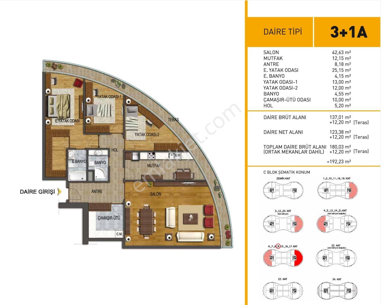 Kadıköy Kentpulus Sitesinde Harika Konumda 3+1 Rezidans Daire - Görsel 4