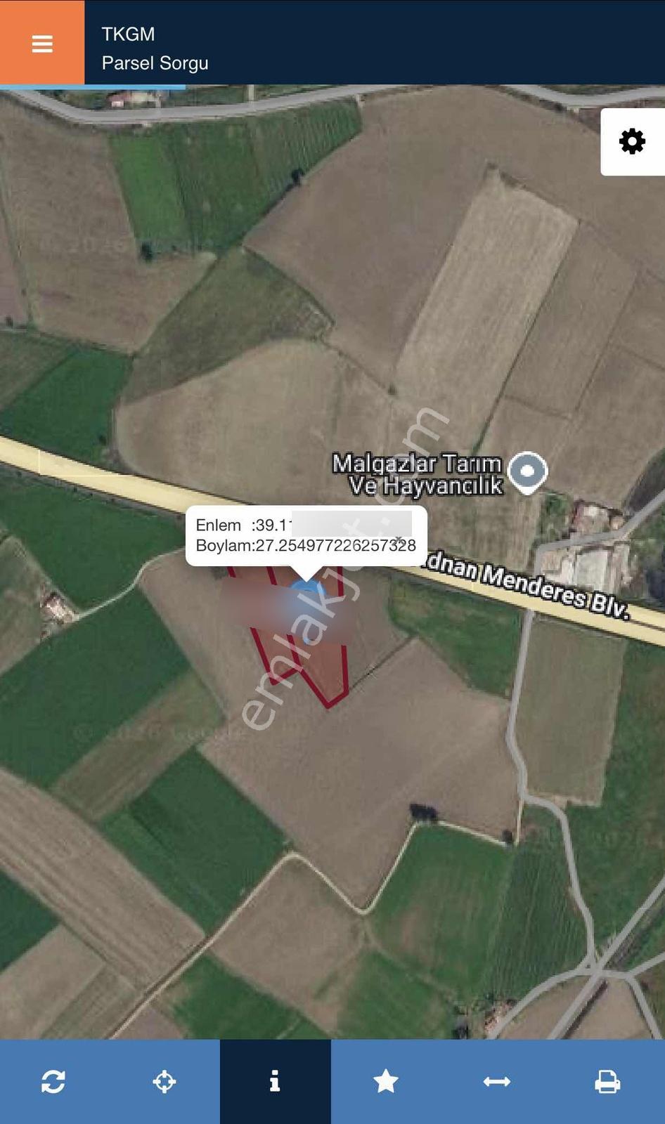 Turpa'dan Bergama Soma Yolu Üzerinde Emsalsiz Fırsat Satılık