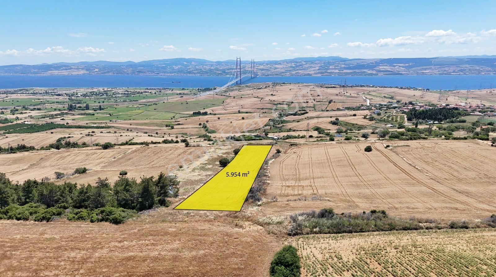 Alkan Yatırımdan Boğaz Köprü Ve Şehir Manzaralı 5954 M2 Tarla