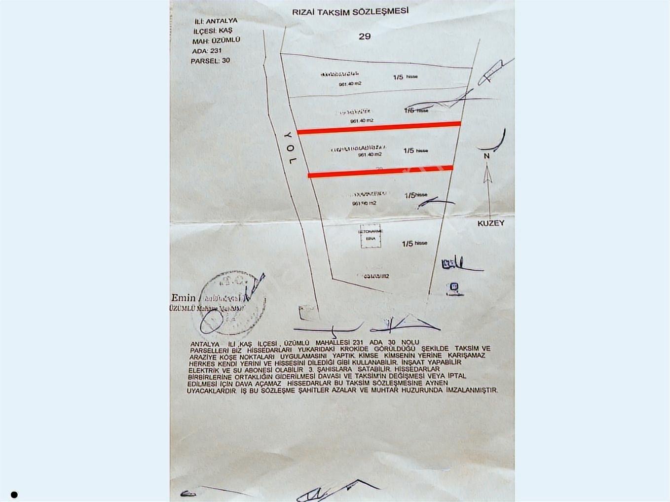 Deniz Manzaralı Ana Yol Üzeri 961m2 Abonelikli Villa Parseli - Görsel 25