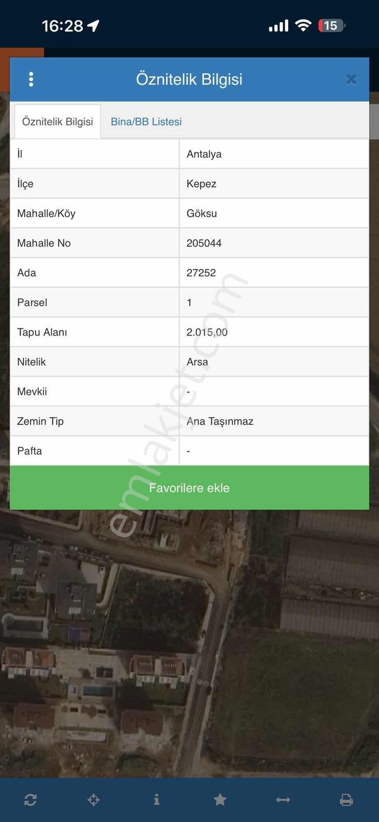 Kepez Göksu Mahallesi Kiralık Arsa - Görsel 2