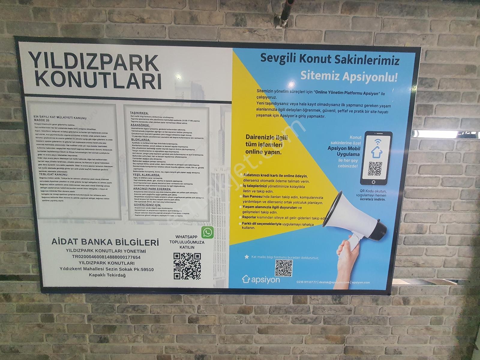 Yıldızpark Konutlarında Kiralık Geniş 2+1 - Görsel 16
