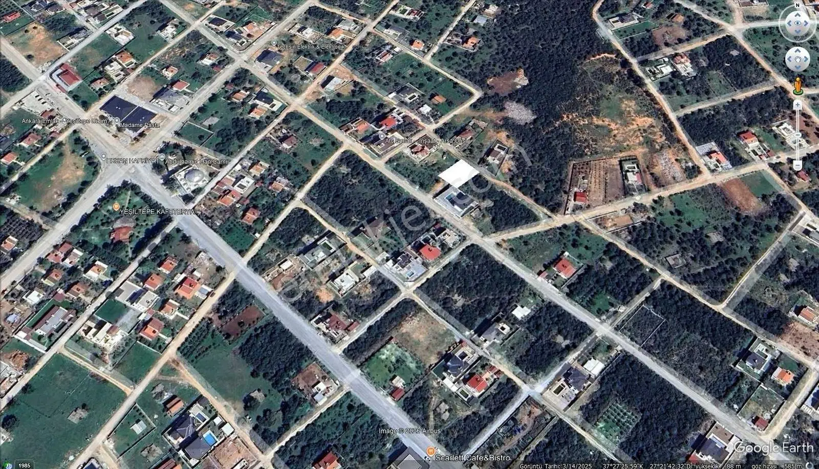 Didim Akyeniköy Mahallesi Yeşiltepe Mevkiinde Satılık Konut İmar - Görsel 4