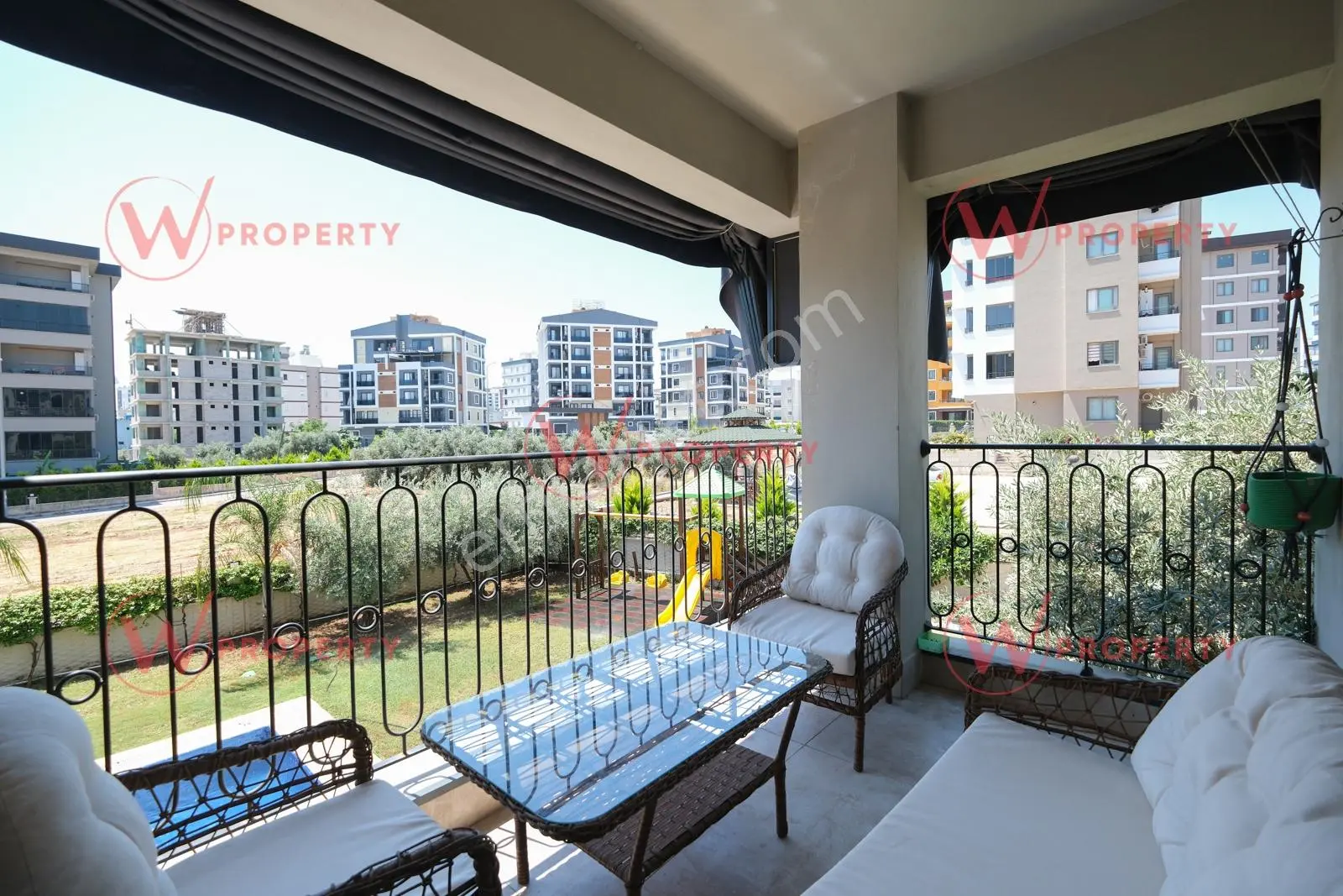 W Property Yatay Mimariye Sahip Havuzlu Eşyalı Kiralık 3+1 - Görsel 2