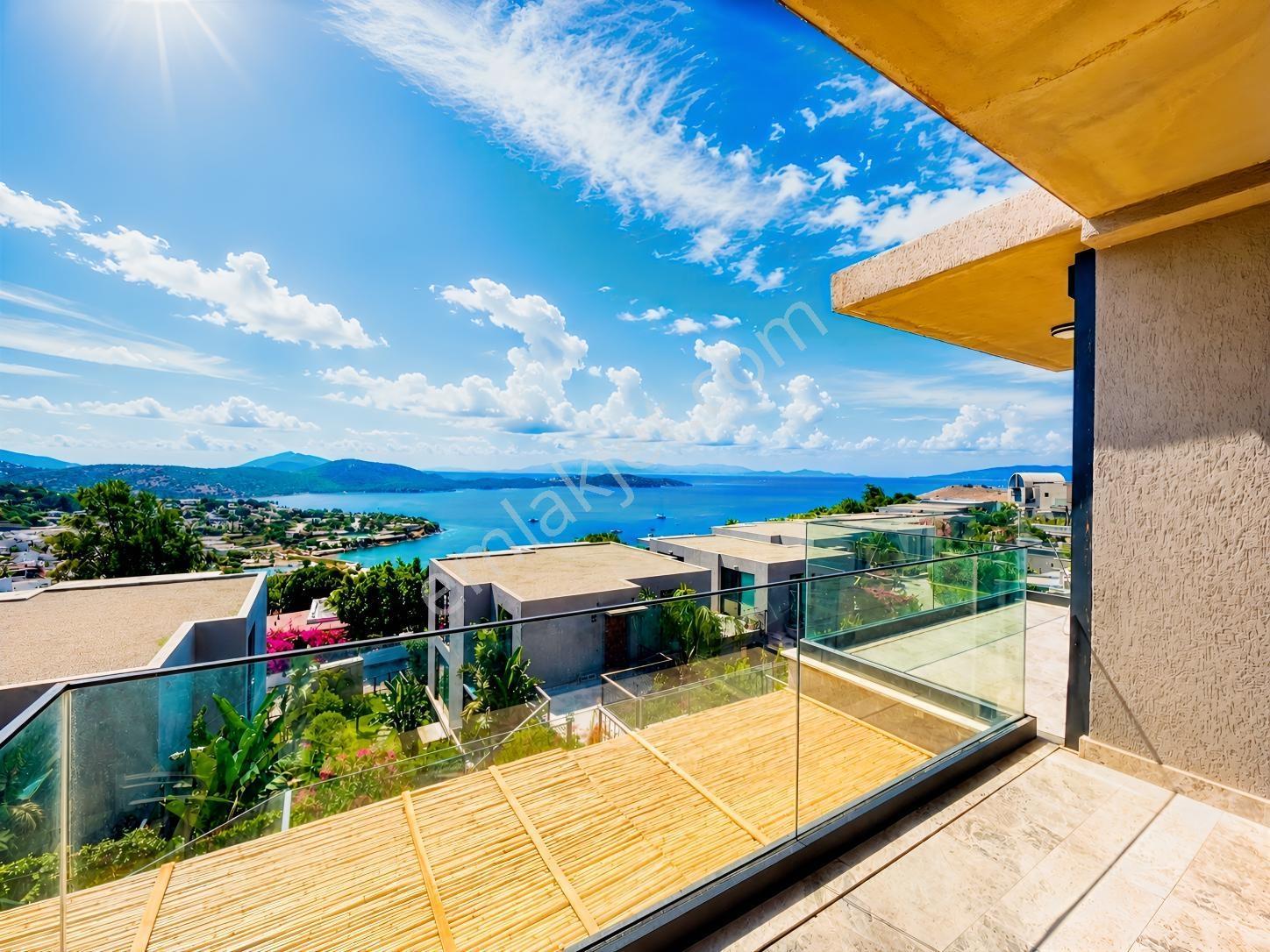 Bodrum Bitez Aktur'da Satılık Deniz Manzaralı Lüks Yeni Villa - Görsel 24
