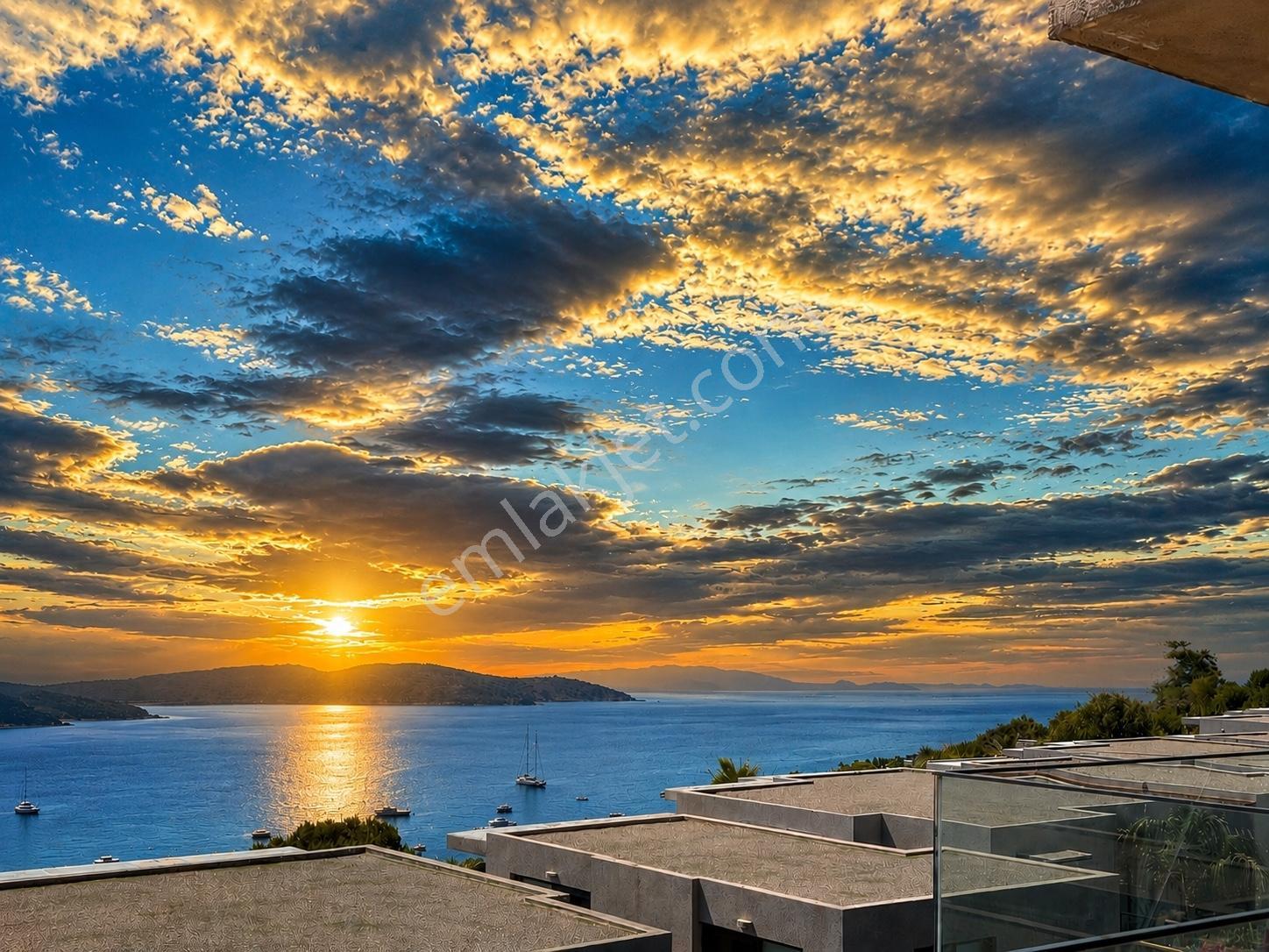 Bodrum Bitez Aktur'da Satılık Deniz Manzaralı Lüks Yeni Villa - Görsel 13