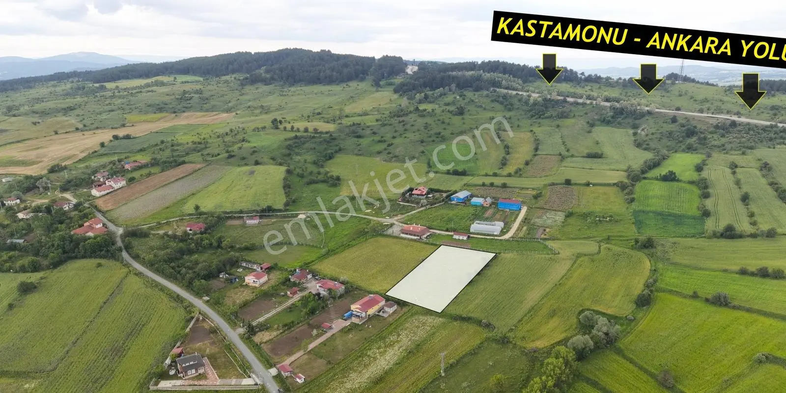 █ Garanti Emlak'tan Kayı Köyü'nde Ilgaz Manzaralı 2826 M2 Arsa █ - Görsel 2