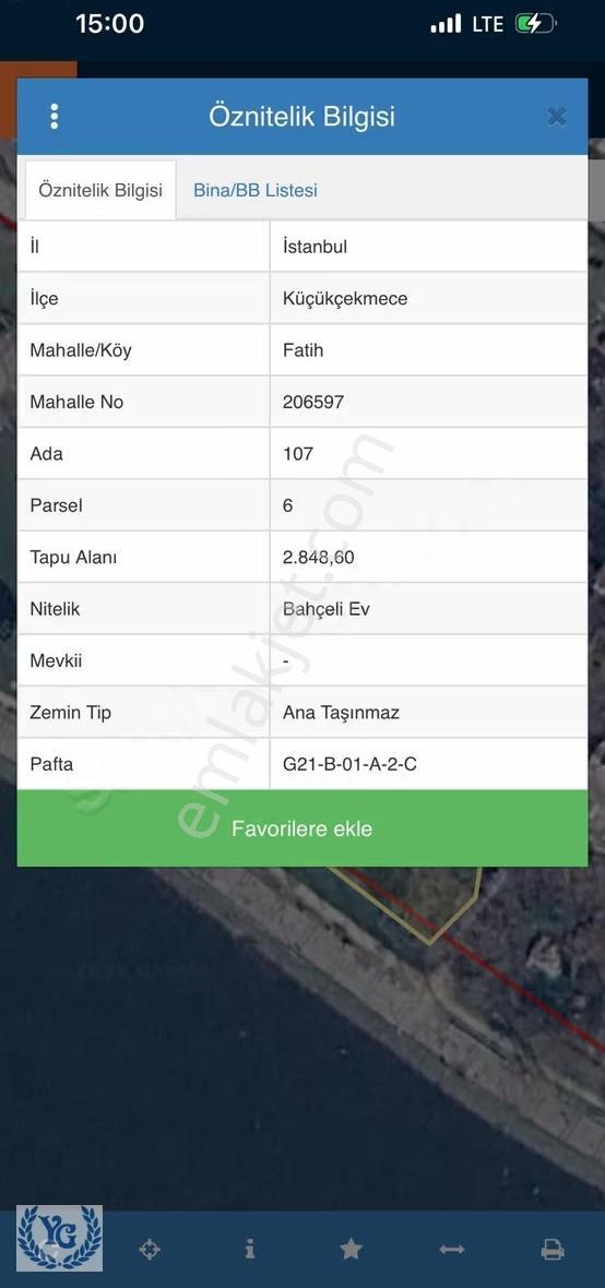 K.çekmece'de Emsal Transferine Satılık 120 M2 Hisseli Arsa - Görsel 2