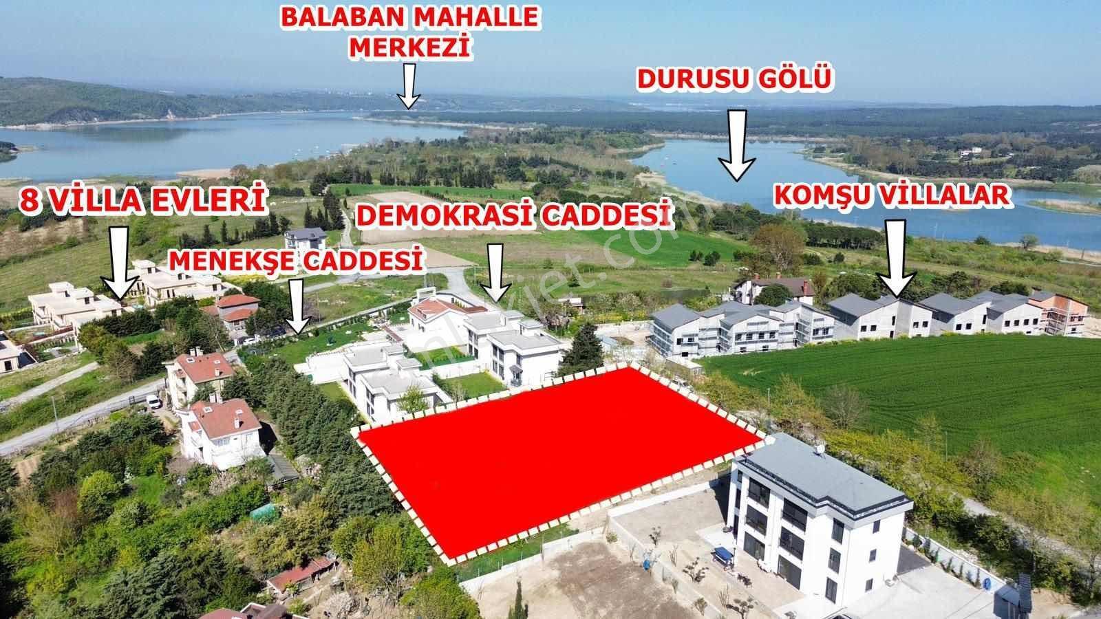 Durusu Gölü Manzaralı 2331 M2 Villa İmarlı Satılık Arsa - Görsel 3