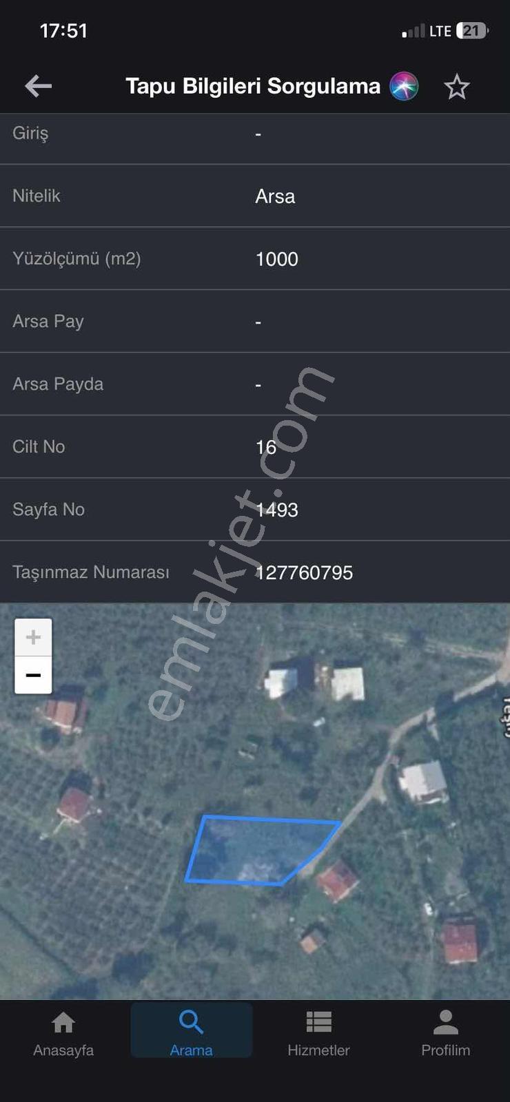 Karasu Taşlıgeçitte Köyiçi 1000 Metrekare İmarlı Arsa - Görsel 6