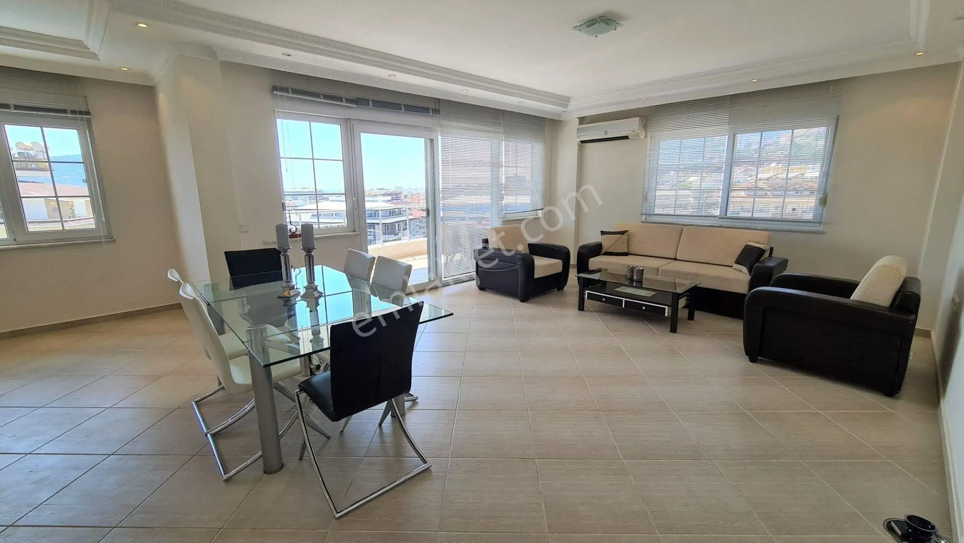 Alanya Hasbahçe’de Deniz Manzaralı Full Eşyalı 4+1 Satılık Dubleks - Görsel 3