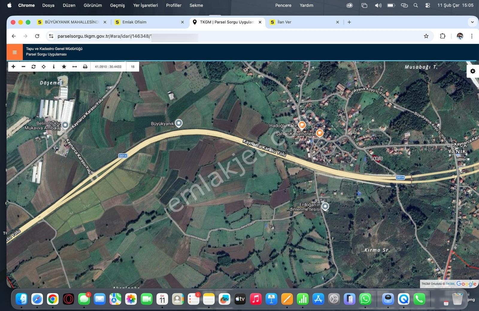 Sakarya Kaynarca Büyükyanık Mahallesinde 883 M2 %40 İmarlı Arsa - Görsel 2