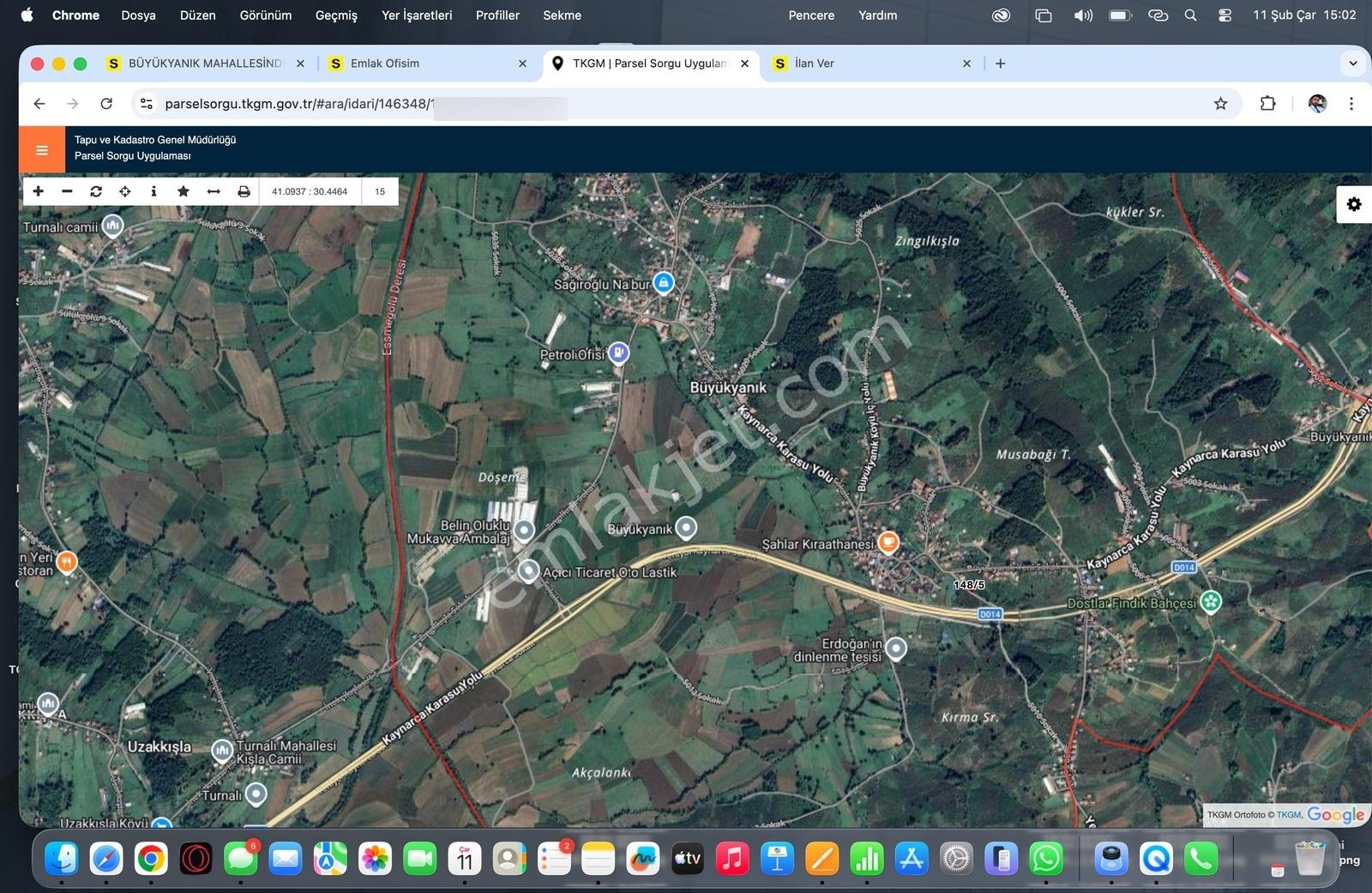 Sakarya Kaynarca Büyükyanık Mahallesinde 883 M2 %40 İmarlı Arsa - Görsel 8