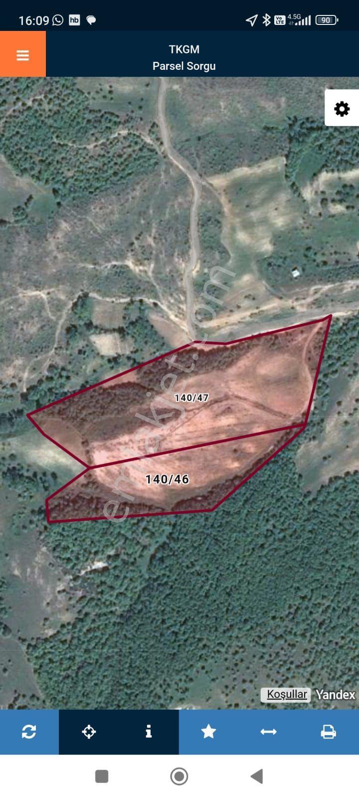 Orhaneli Eskidanişment'te 36.926 M² Satılık Tarla
