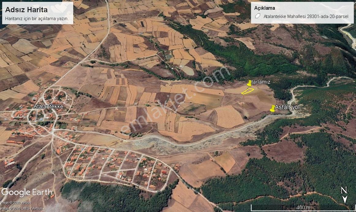 Doğa City'den Satılık Atalantekke Mahallesin'de 2.292 Tarla - Görsel 6