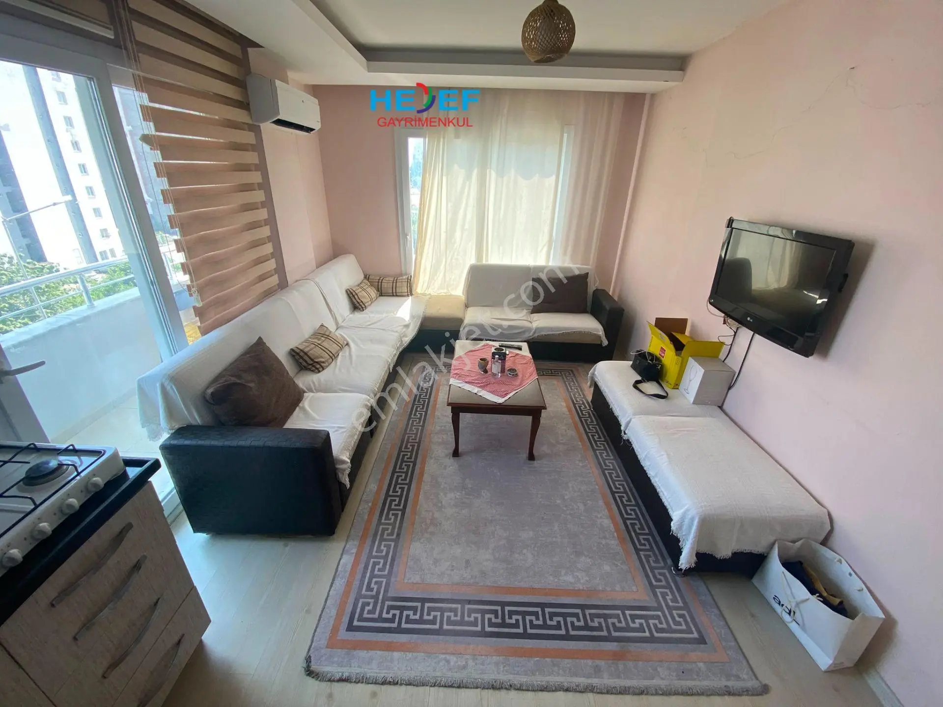 Hedef'ten Çiftlikköy'de Full Eşyalı 1+1 Kiralık Daire - Görsel 4