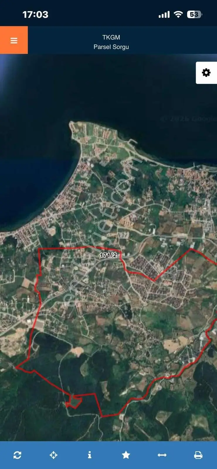Yalova Çınarcık'da Deniz Manzaralı 392 M² Villa İmarlı Arsa - Görsel 2