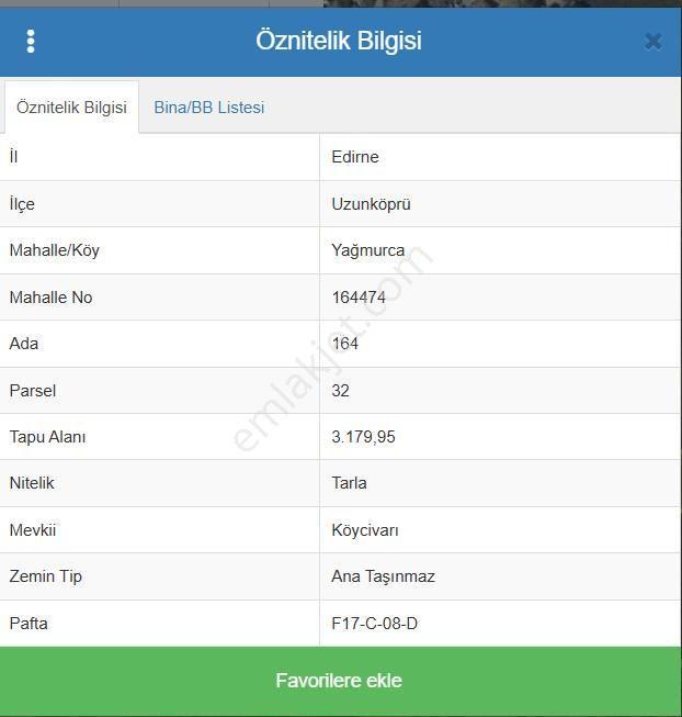Edirne Uzunköprü İmara Sınır Yatırımlık Tarla Kaçırılmayacak Fırsat