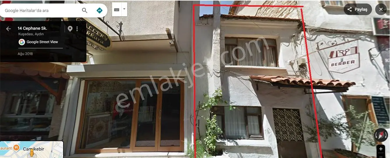 Satılık Kuşadası Kaleiçinde İşyeri Yapmaya Uygun İki Katlı Konut - Görsel 5
