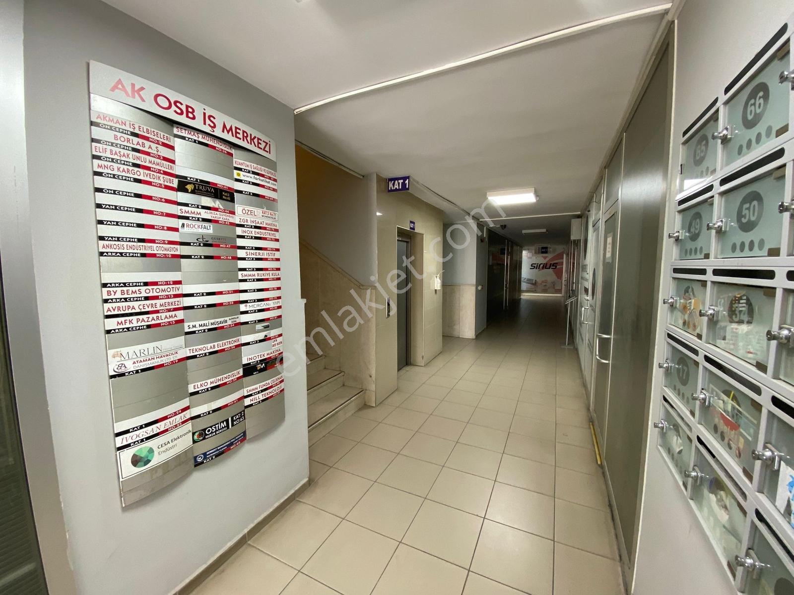 İvedik'te Ak Osb İş Merkezin De Kiralık 80 M2 Ofis - Görsel 10