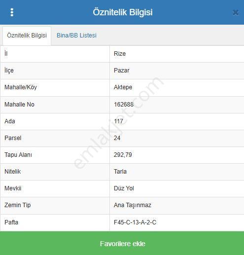 Rize Pazar Aktepede Satılık Arazi - Görsel 16