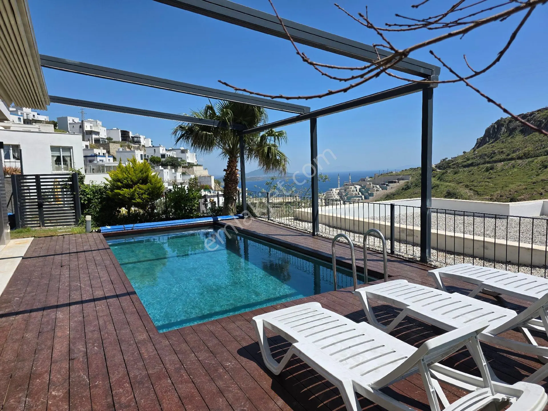 Ortakent Yahşi'de Site İçi 4+1 Havuzlu Deniz Manzaralı Villa ! - Görsel 4