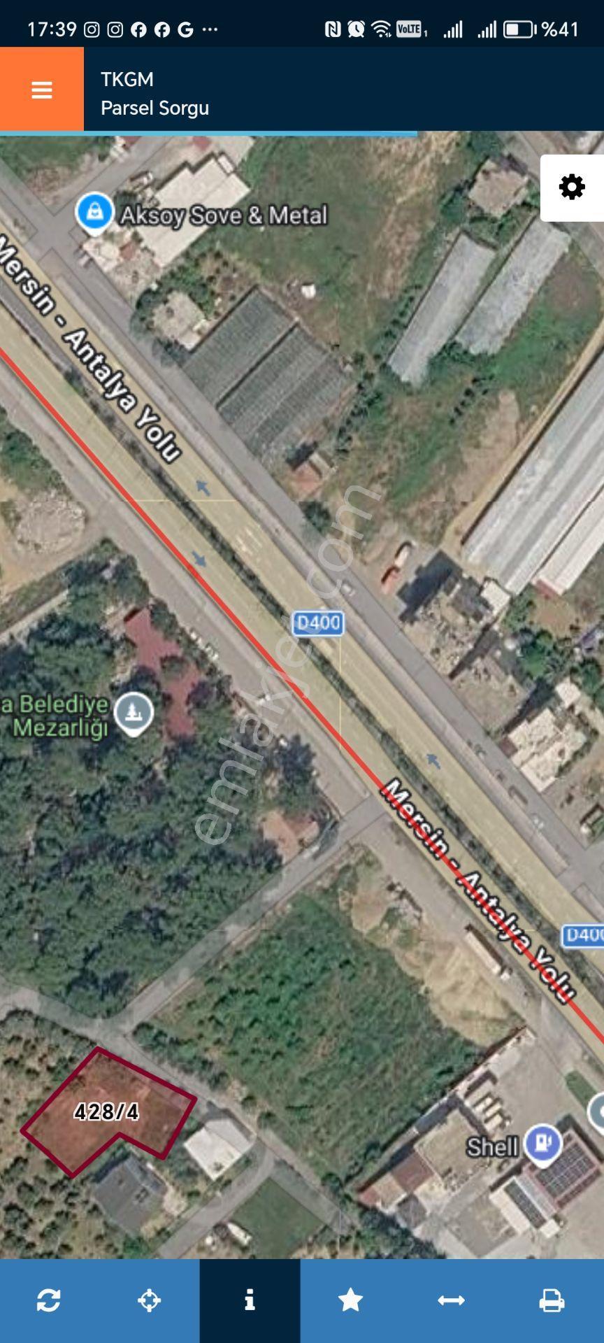 Satılık İmarlı Konut Arsası Gazipaşa