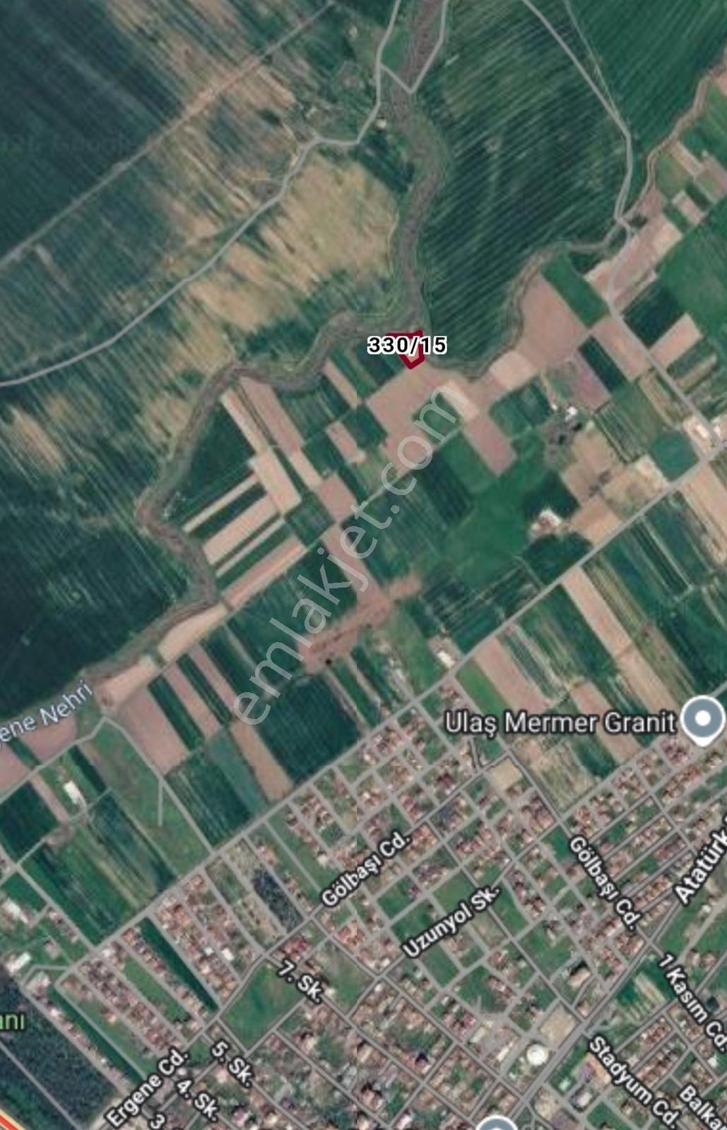 Ergene Ulaş'ta Ergene Nehir Mevkii 2.240 M² Satılık Tarla!