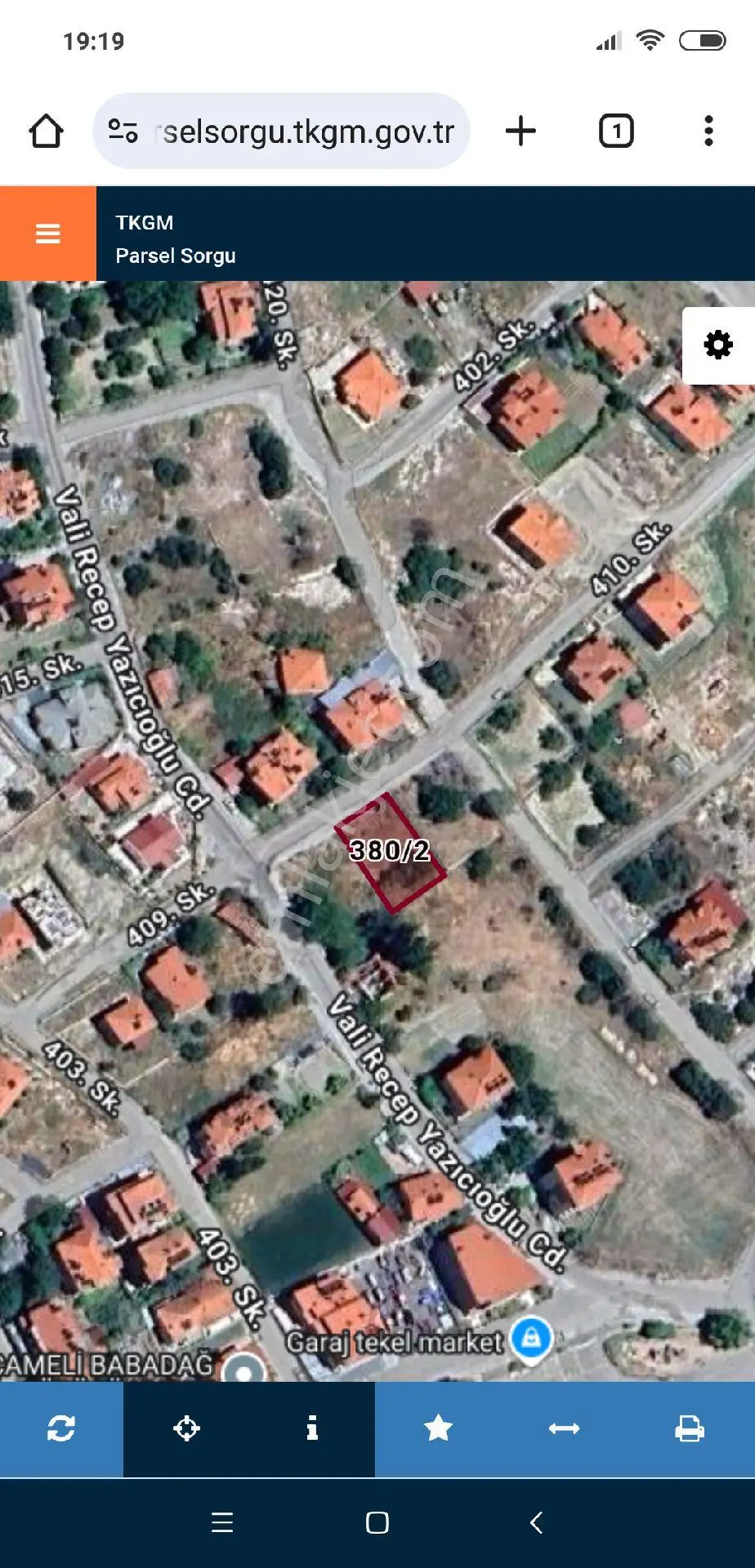 Çameli Merkezde Pazar Yerine 100 Metre Mesafede Arsa