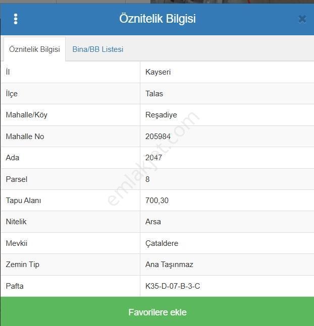 Talas Viyadük Yanında Satılık Villa Parseli - Görsel 3