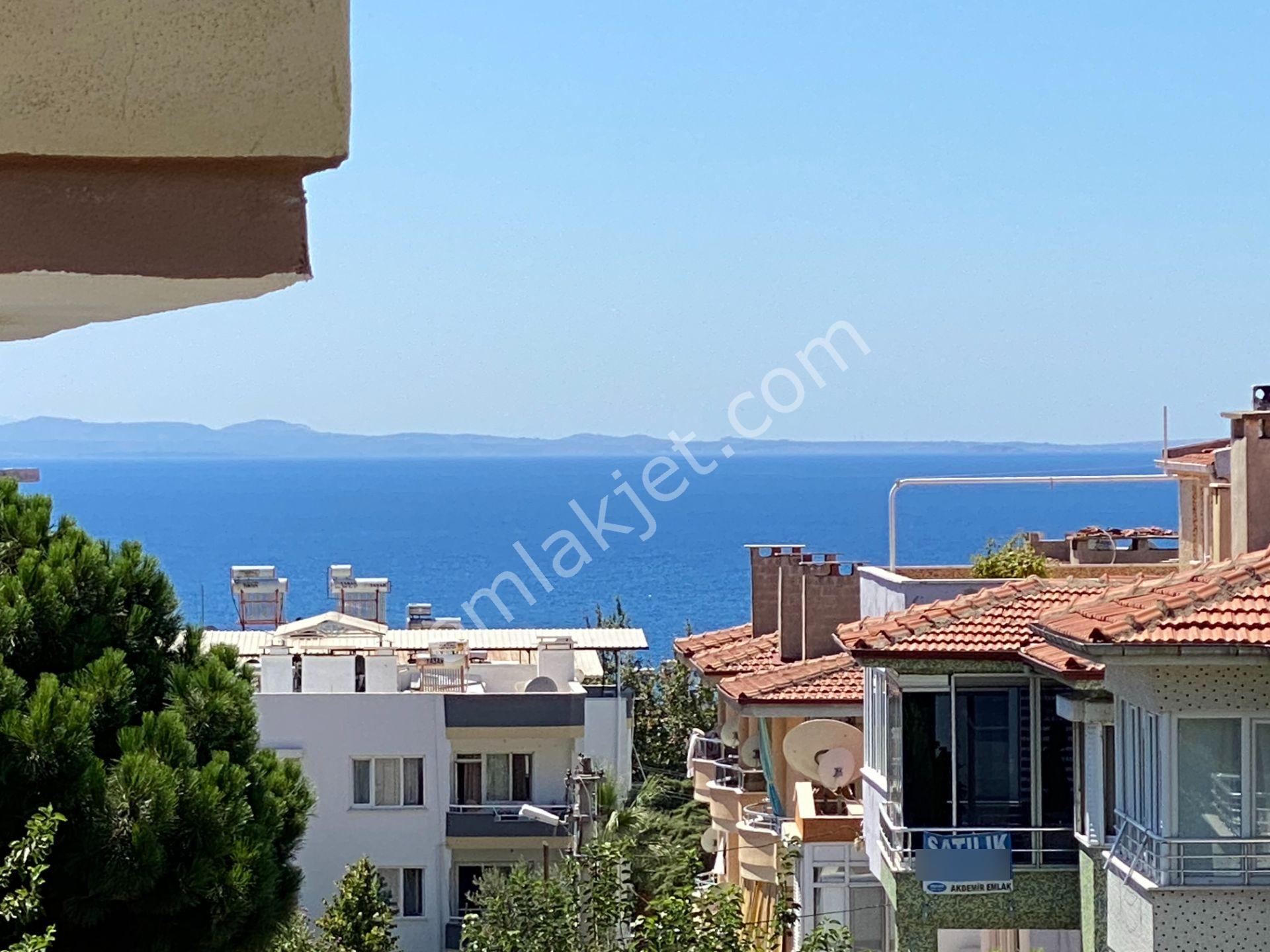 Altınoluk İlkbahar'dan Pazar Sokağında Deprem Etütlü Deniz Manzaralı Daire - Görsel 33