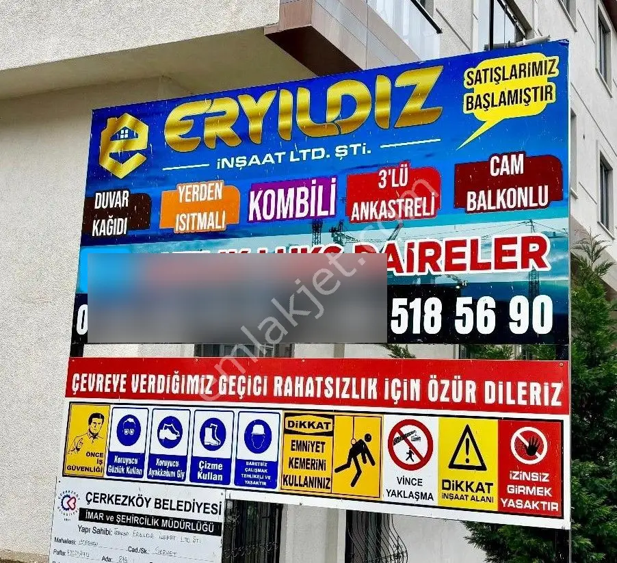 **eryıldız İnşaat**kendi Mülkümüz!**merkezi Konumda Fuul+fuul Ultra Lüks 3+1'ler - Görsel 2
