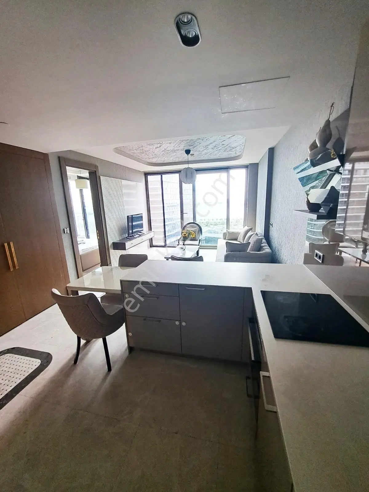 Yedi Mavi Sitesi Eşyalı 1+1 Kiralık Daire - Görsel 8