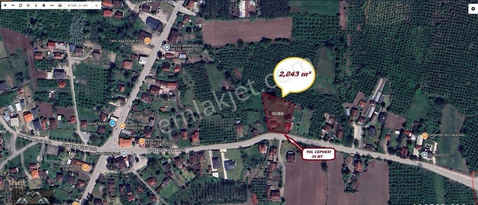 Canbulattan Duraklarda 2.843 M² Satılık Arsa - Görsel 6