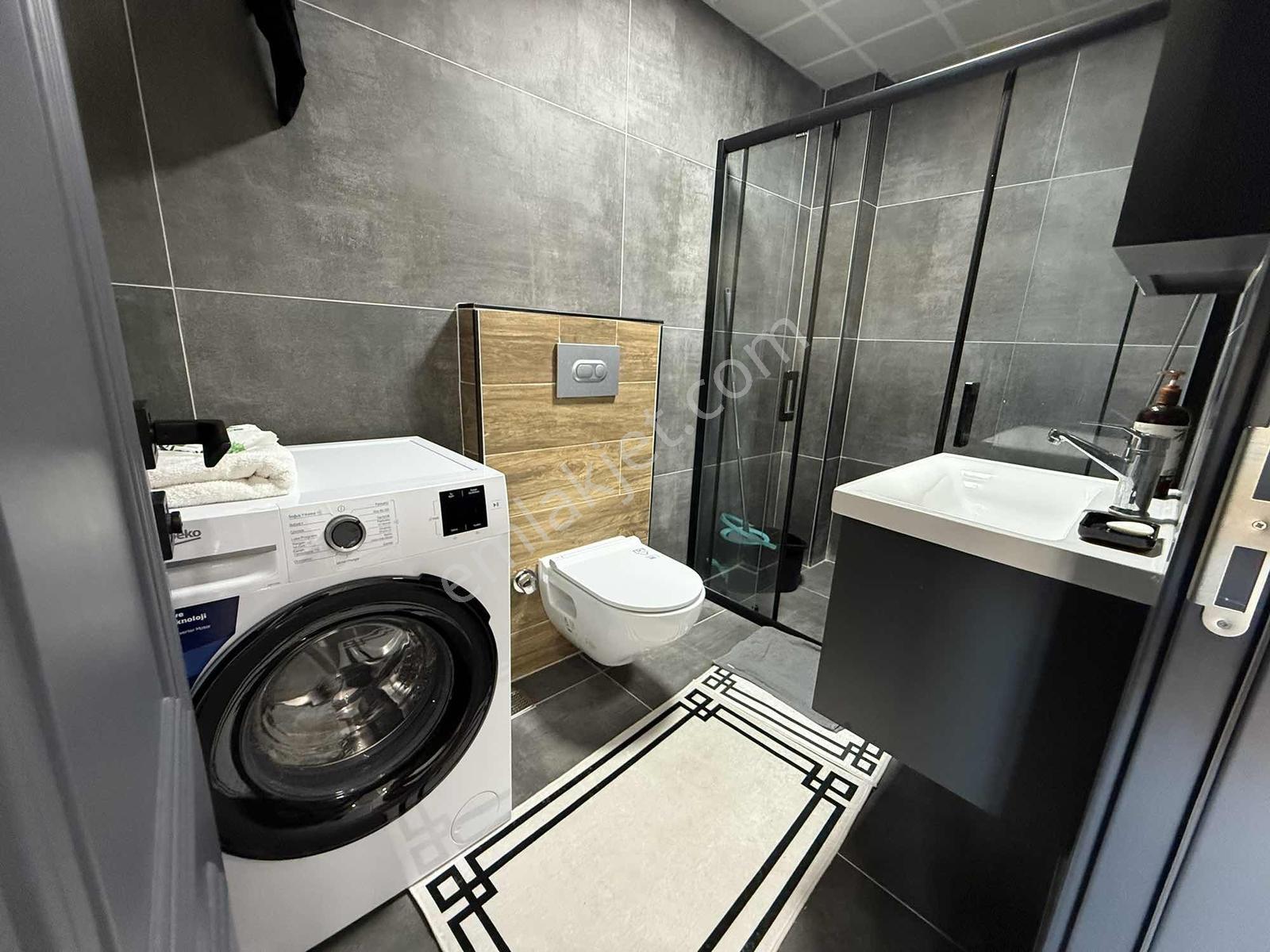Ortacami Mh Sıfır Eşyalı Deniz Manzaralı 1+1 Kiralık Daire - Görsel 9
