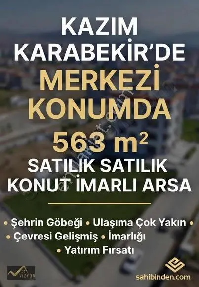 Kazımkara Bekirde Merkezi Konumda Satılık 563 M2 Arsa