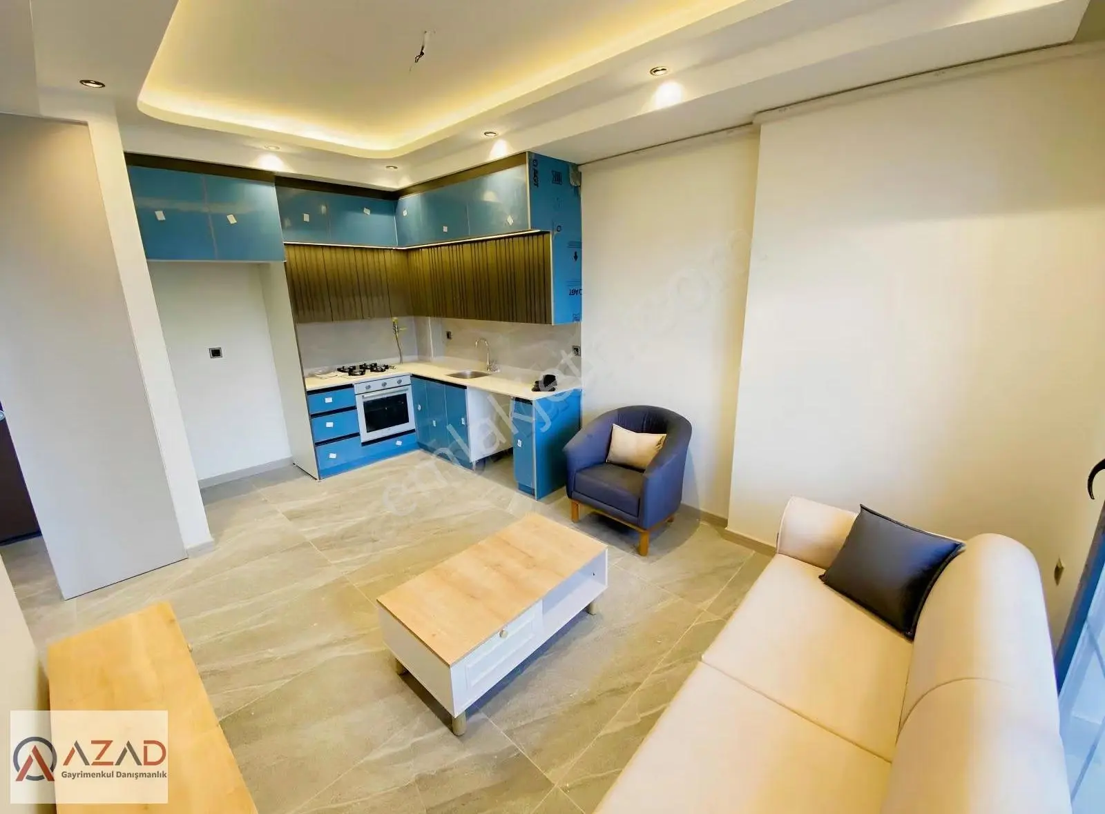 Azad-belediye Binası Civarında Kiralık Sıfır Eşyalı Apart Daire