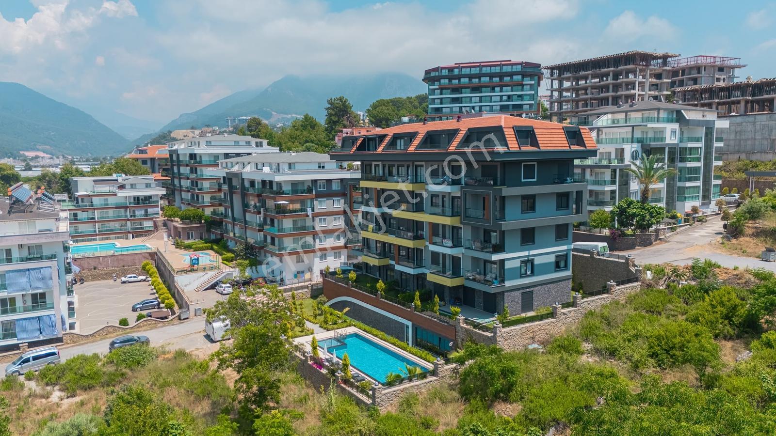 Alanya Kestel 2+1 Sıfır Eşyalı 85m2 Deniz Manzaralı Lüks Sitedee