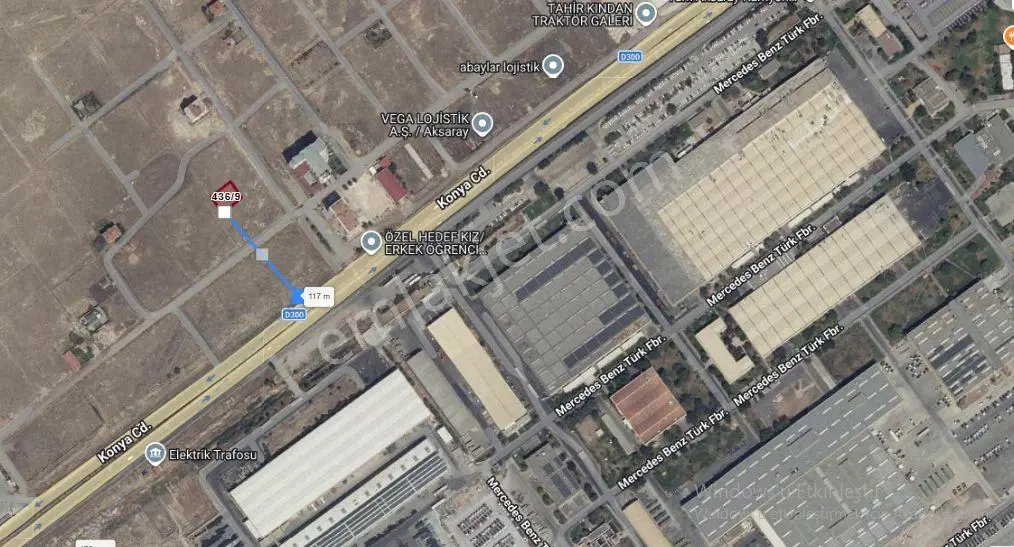 Aksaray Aratol Bahçeli Mah. Mercedes Karşısı 520m² Satılık Kupon Arsa - Görsel 4