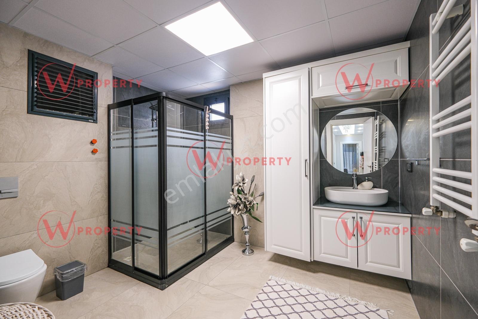 W Property Fuatmorel'de Bahçe Peyzajlı Lüks 4+1 Dubleks Villa - Görsel 28
