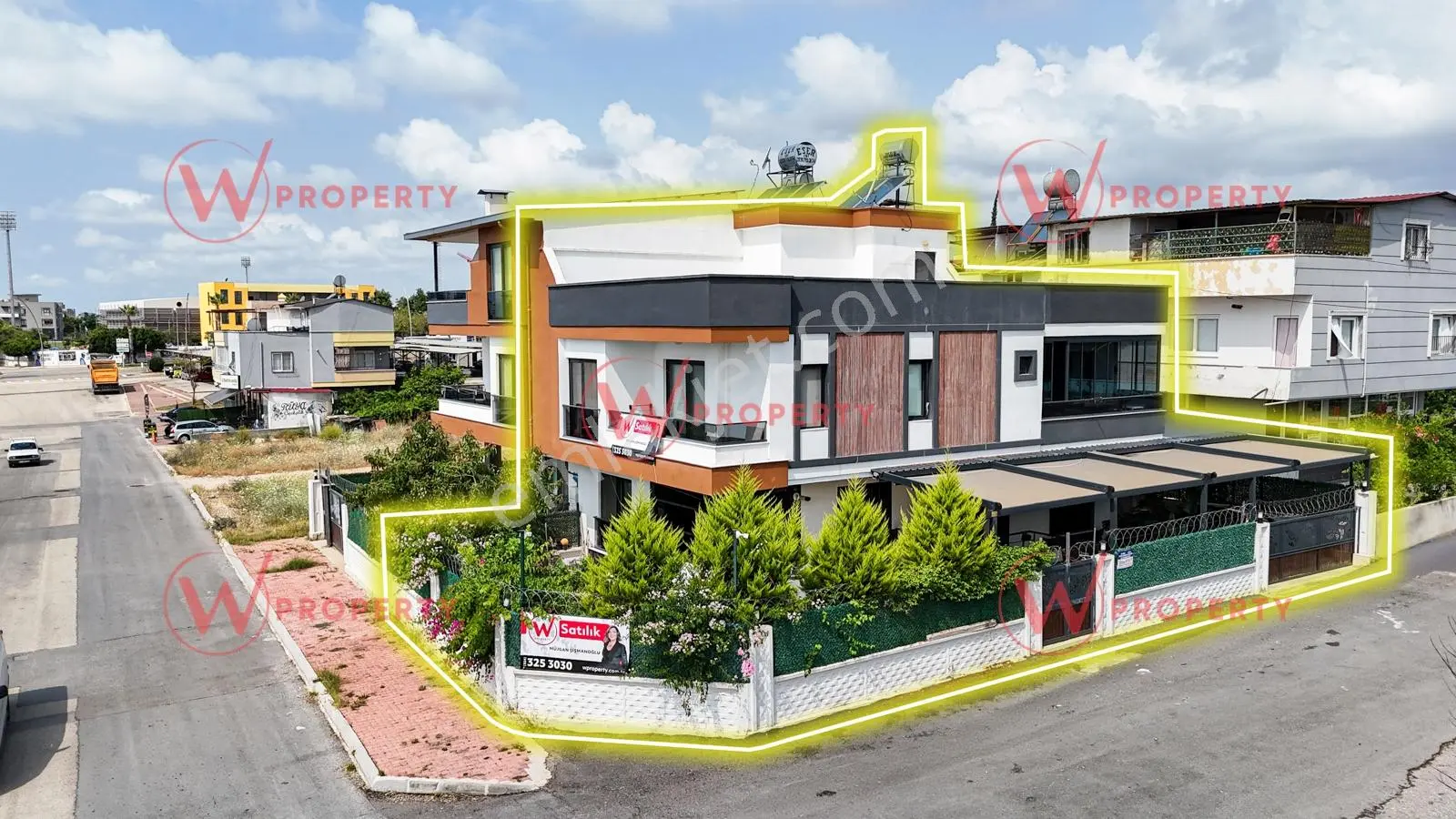W Property Fuatmorel'de Bahçe Peyzajlı Lüks 4+1 Dubleks Villa