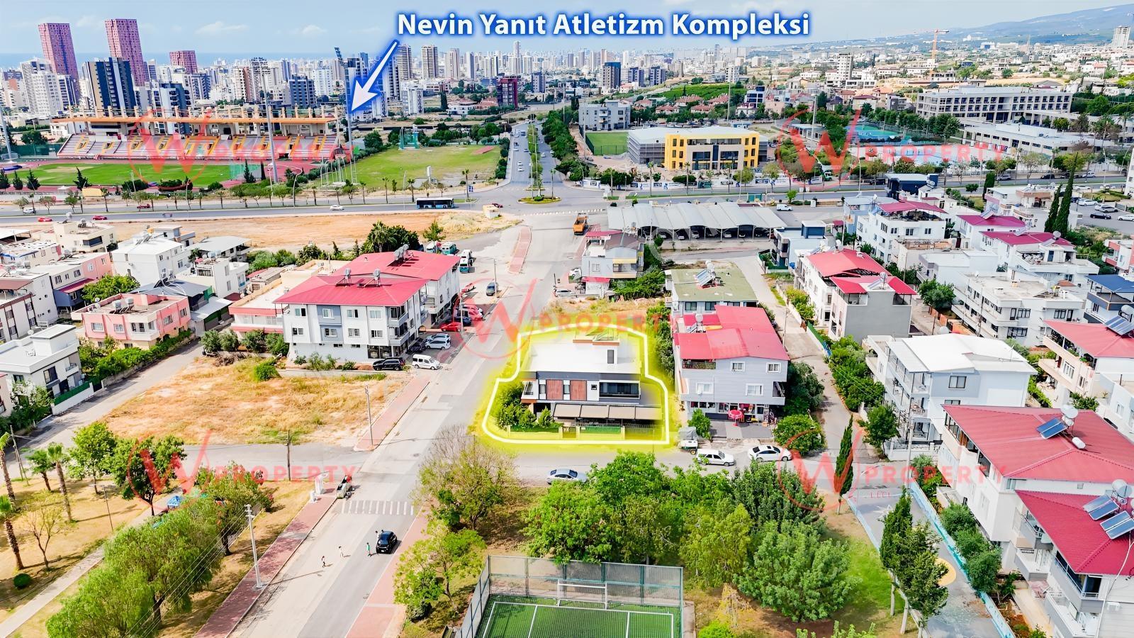 W Property Fuatmorel'de Bahçe Peyzajlı Lüks 4+1 Dubleks Villa - Görsel 34