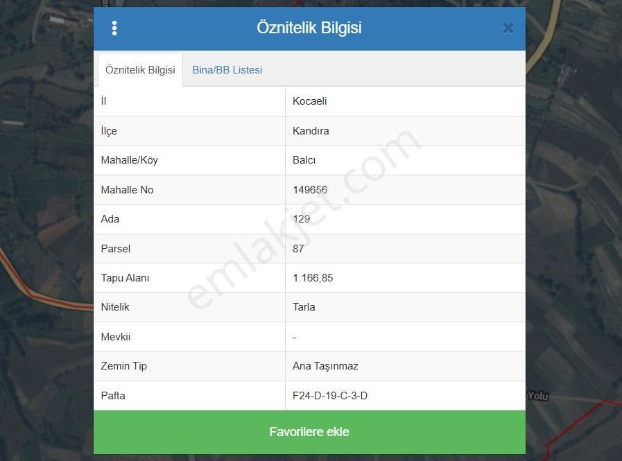 Coldwell Banker Majorden Kandıra'da Toplulaştırmada Satılık Arsa - Görsel 2
