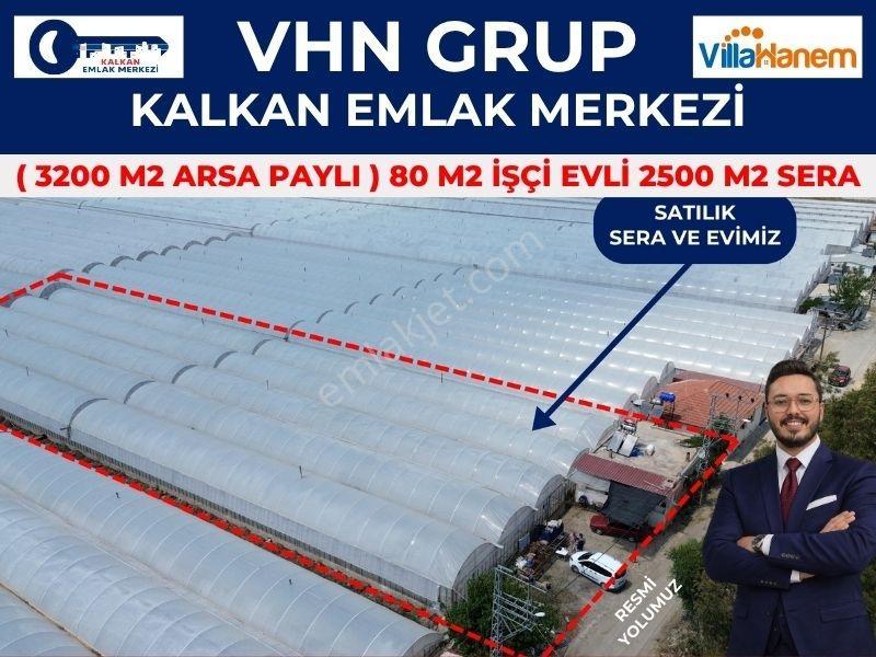 Ova Mahallesi 1.parselde Satılık 3200 M2 Sera Ve İşçi Evi