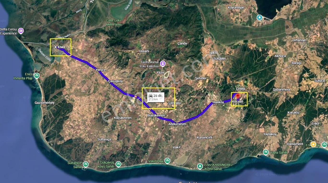 Enez Koca Ali Köyünde 694m2 Arsa İçerisinde Satılık Ev - Görsel 27