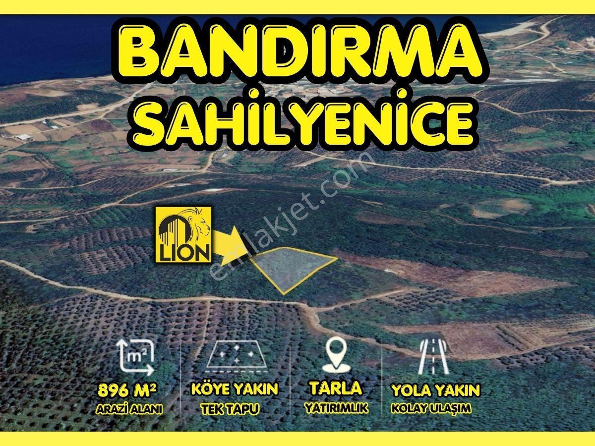 Bandırma Sahil Yenice Mahallesinde Yolu Açılmış, Tek Tapu, 896 M² Satılık Arazi
