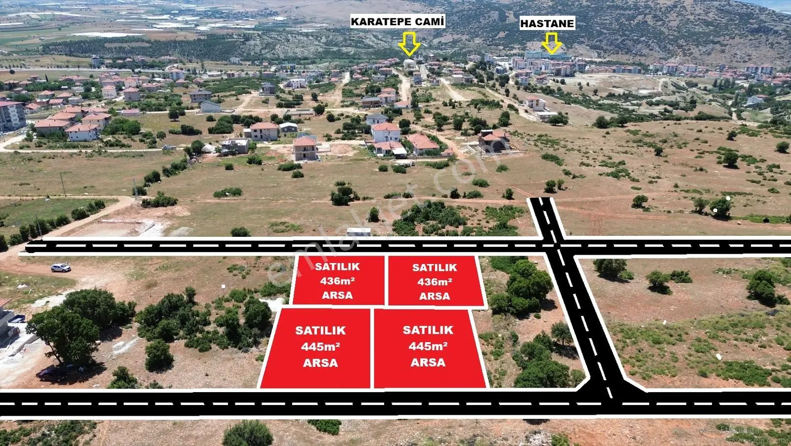 Vip Gayrimenkul'den Adliye Lojmanları Yanında 4 Adet Arsa - Görsel 3
