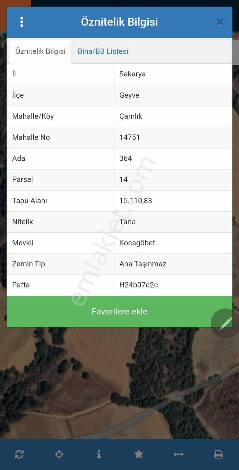 Geyve Çamlık Mahallesi'nde 15.110 M2 Satılık Arsa - Görsel 5
