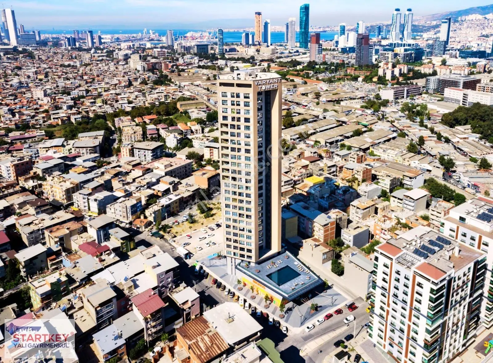 Bornova Rafet Paşa Varyant Tower Eşyalı Satılık 1+1 Daire - Görsel 2