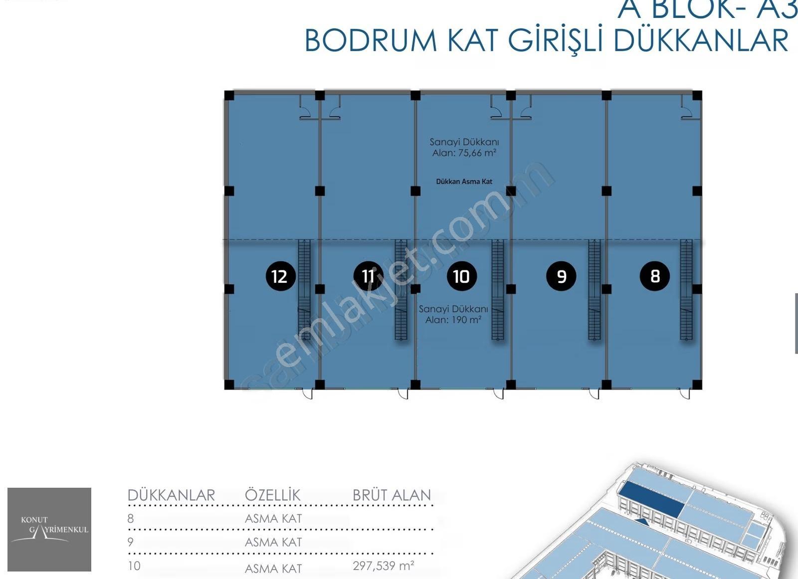Tuzla Mostar Sanayi Sitesi Kiralık 265 M2 İşyeri Kdv Avantajlı - Görsel 10
